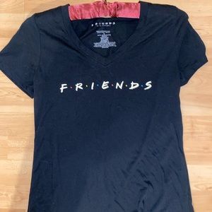 FRIENDS Black Tee